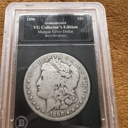 1890 O Silver Morgan Dollar 