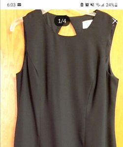 Petite Sophisticate Black Dress 8 P