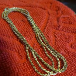 Women's are Men 925 Sterling Silver Rope Necklace