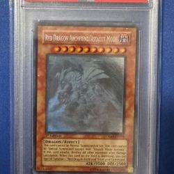 2009 Yugioh CRMS-EN004 Red Dragon Archfiend/Assault Mode Ghost Rare 1st PSA 9