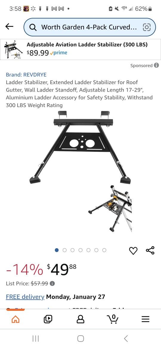 Ladder Stablizer- Prevent Unnecessary Falls