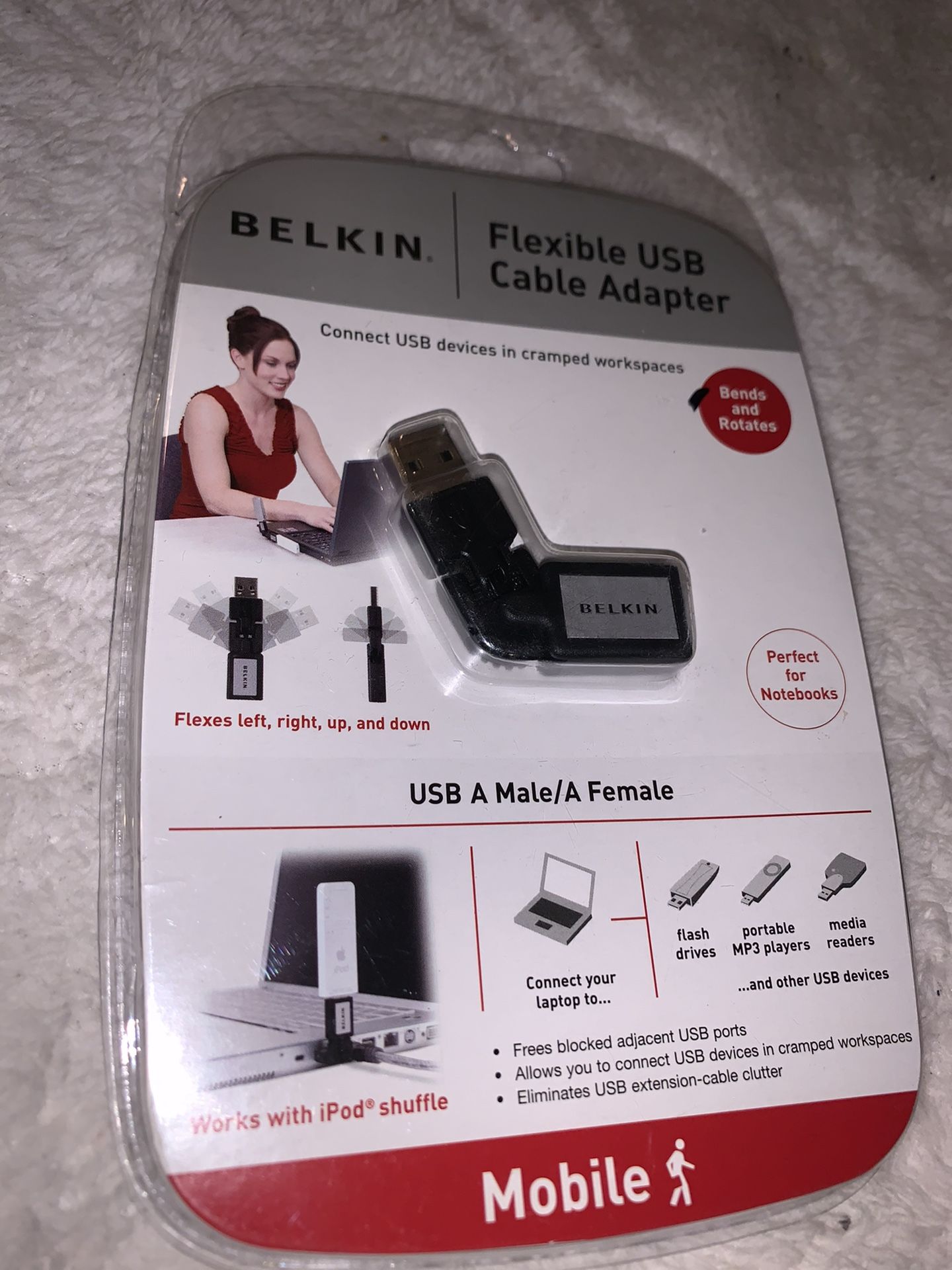 Belkin Flexible USB Cable adapter