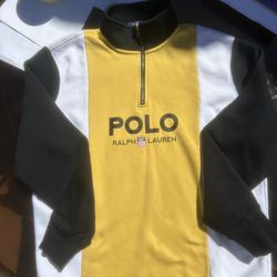 Polo Ralph Lauren 1967 Shield Color Block Quarter-Zip