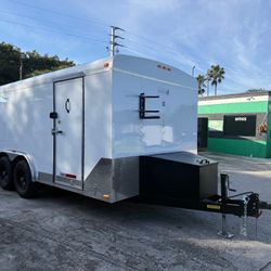 Sun Coast 8 x 18 Landscape Enclosed Trailer 12k