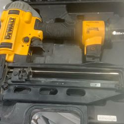Dewalt Model DWFP71917 Cordless Nail Gun With. Case.  Tool Only.  Guaranteed To work 