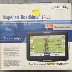 Magellan RoadMate 1412 - Car Portable GPS Navigator System in the Box- USA MAPS
