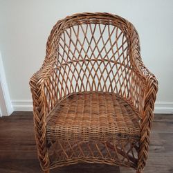 Vintage wicker chair 
