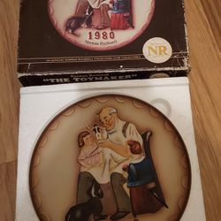 Norman Rockwell The Toymaker 1980 First Annual Collector Club Plate