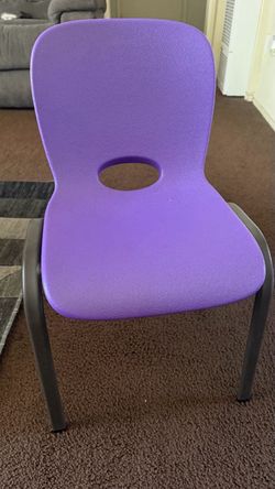 Costco chairs- green and purple