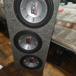 Hard Hittng Mtx Speakers  4 Oms For Car Ready For Pick Up