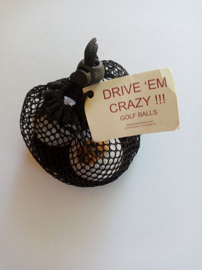 Drive 'EM Crazy Golf Balls Schwarzenegger, Reagan, McCain