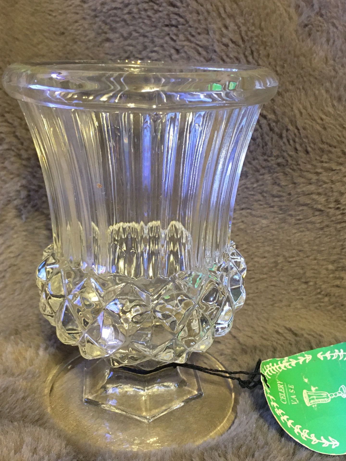 Two’s Company Glass Celery Vase