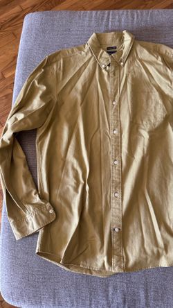GAP Standard Fit Stretch Button-Down Shirt Size L