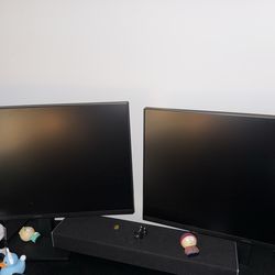 Samsung Dual Monitors + Keyboards + Vizio Soundbar (TRADE OR SELL)