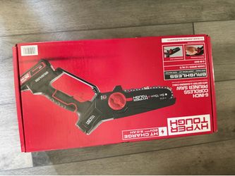 Hyper Tough 20V 6” Cordless Pruning Chainsaw New