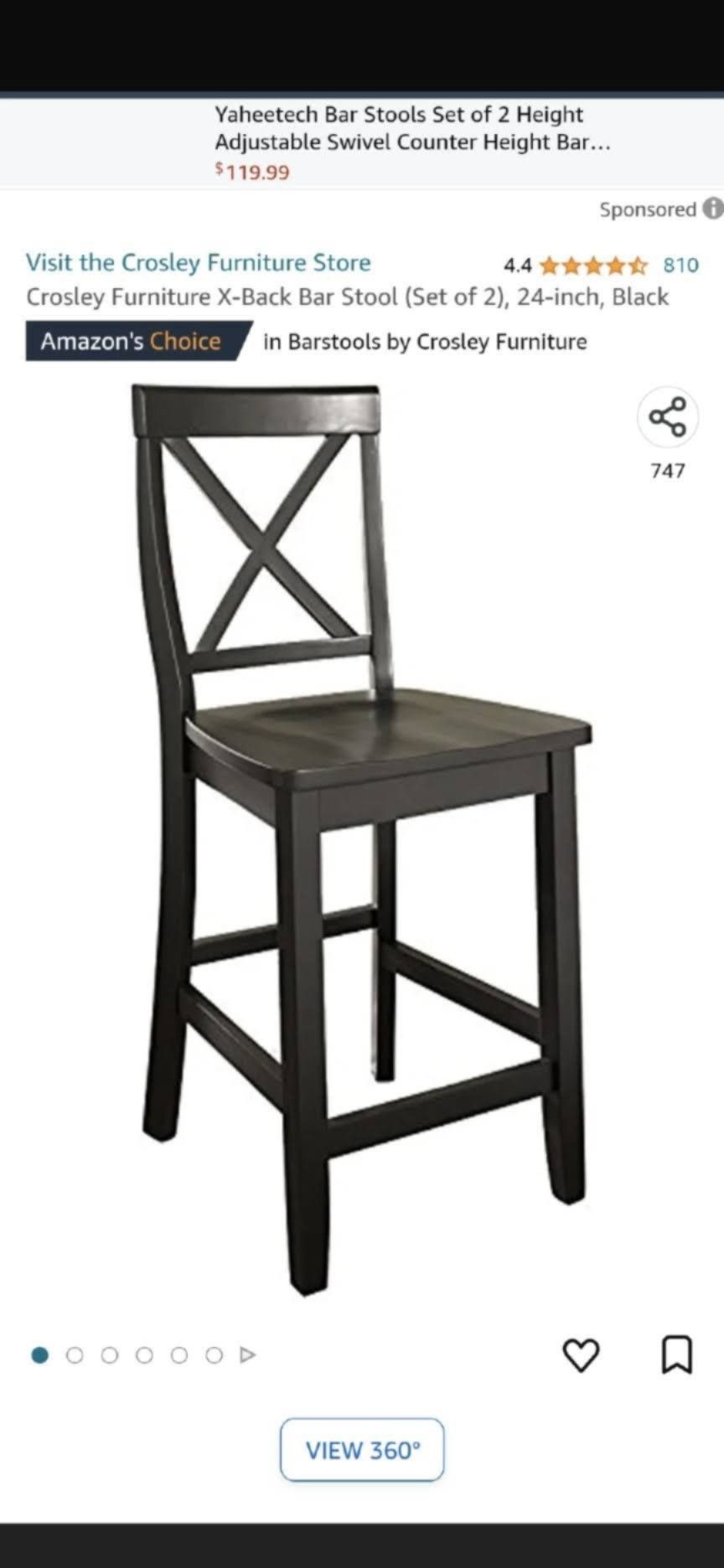 Counter Top Wooden Chair New