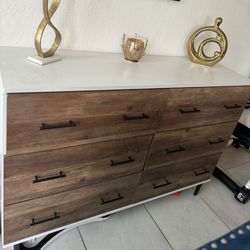 Wood Console Table With Drawers