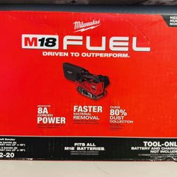 New Milwaukee M18 FUEL 18V Cordless Brushless Belt Sander (Tool-Only). $250