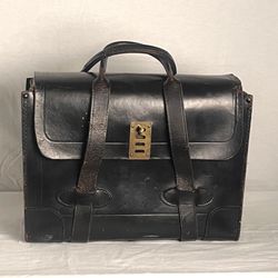 Vintage Seaward WWII Era US Pilots Briefcase Leather Bag