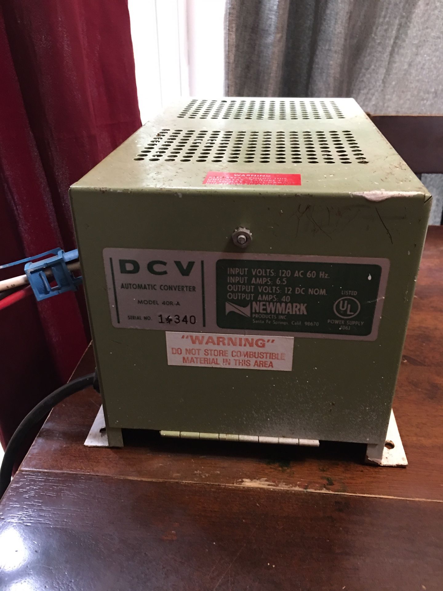Newmark RV Power converter 40amps DCV