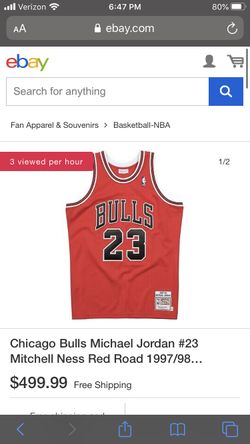 15 year old Michael Jordan jersey