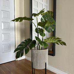 Artificial Plant And Planter $50