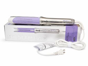 Brand new SHEGLAM Hair One Touch Airflow Styler Pro 💜✨ A 2-in-1 styling tool designed to help straighten, style, and create beautiful curls with a pr