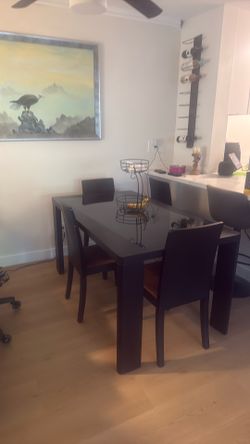 Black table
