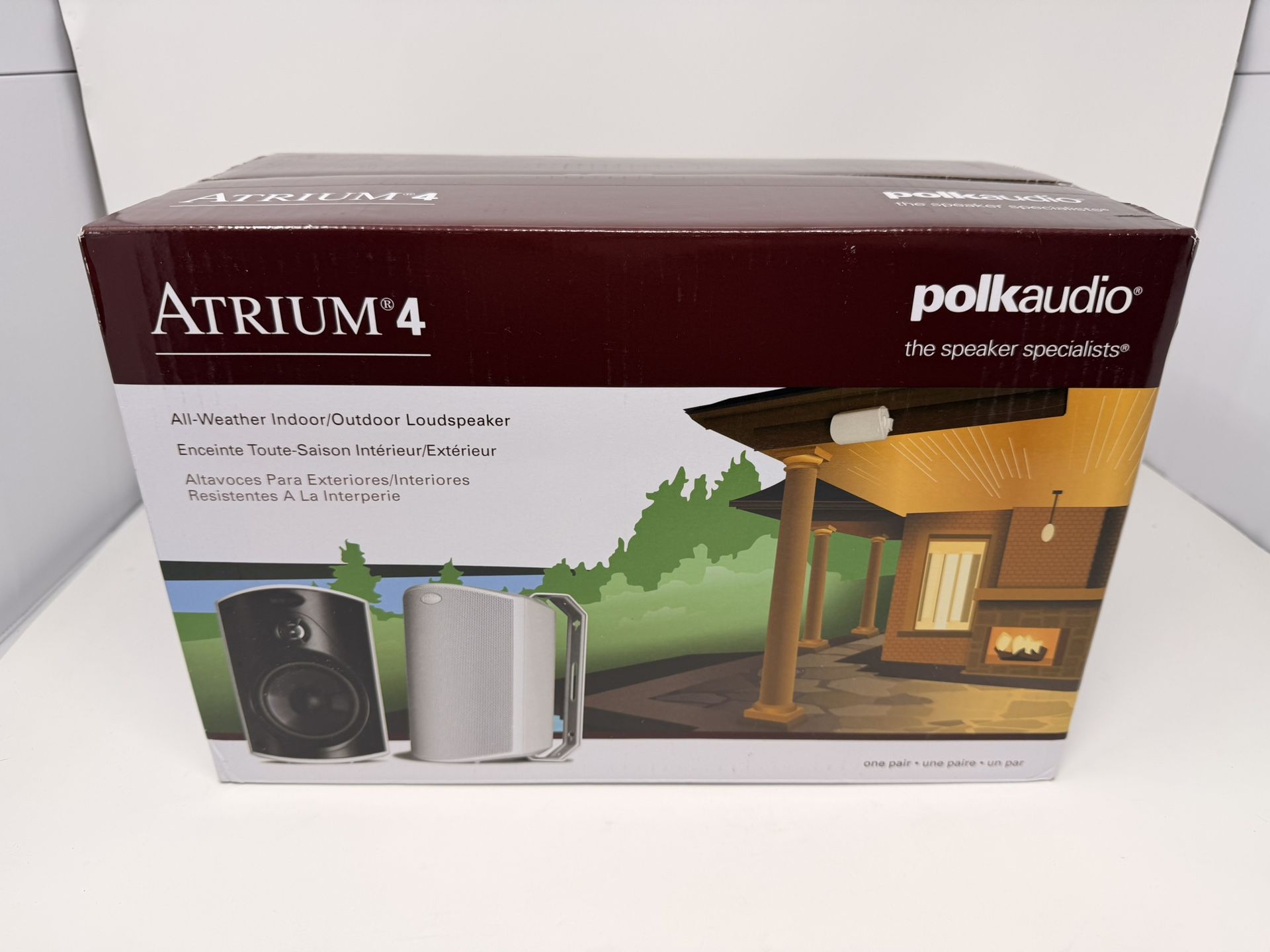Brand New Polk Atrium 4 Outdoor Speakers
