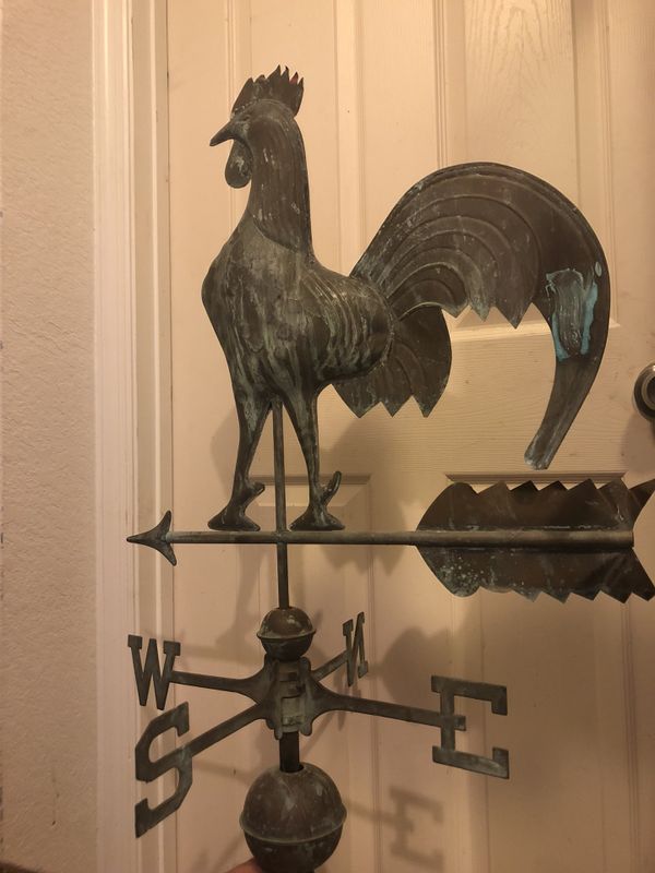 Vintage Rooster Copper Weathervane Large for Sale in Hudson, FL OfferUp