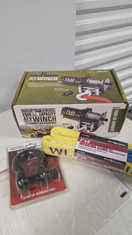 2500 Lb Badlands Winch