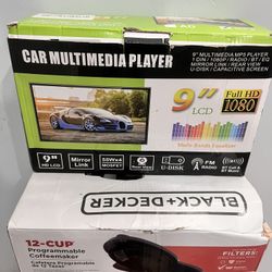 9” LCD Car Multimedia Player 