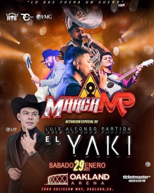 Marca MP El Yaki Esteban Gabriel Tickets