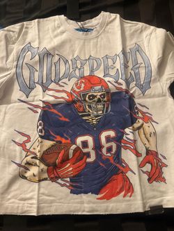 Godspeed Skeleton Football Graphic T-Shirt