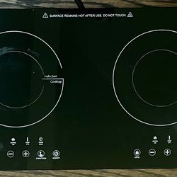 Duxtop LCD 1800WvPortable Induction Cooktop 2 Burner.