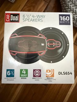 2x 6 ½" 4-WAY SPEAKERS