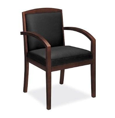 HON Topflight SofThread Leather Guest Chair