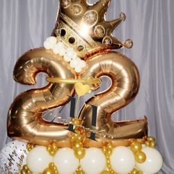 Crown Birthday Balloons 