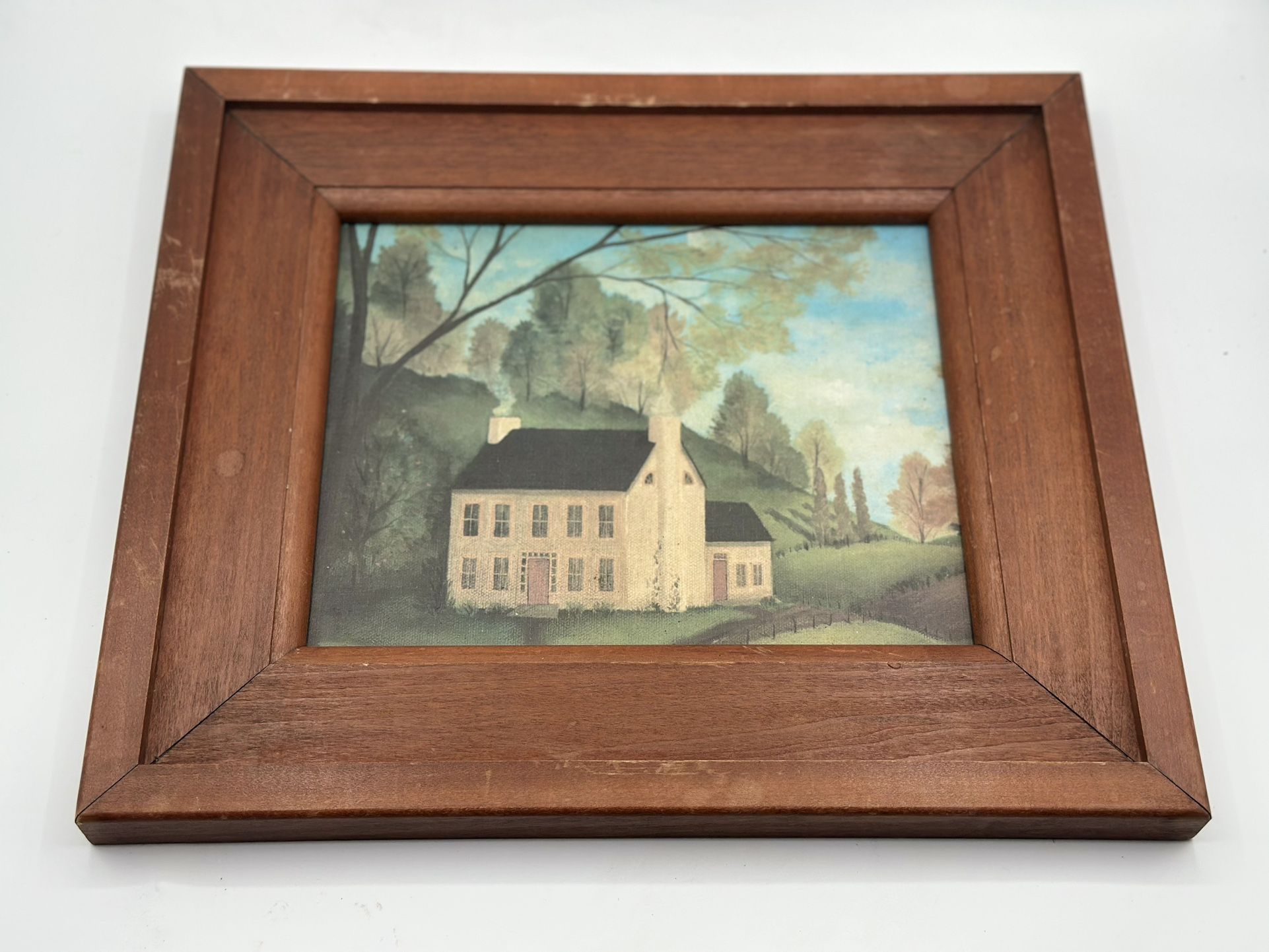 🖼️ FOLK ART LANDSCAPE PAINTING  SET OF 2 🖼️
