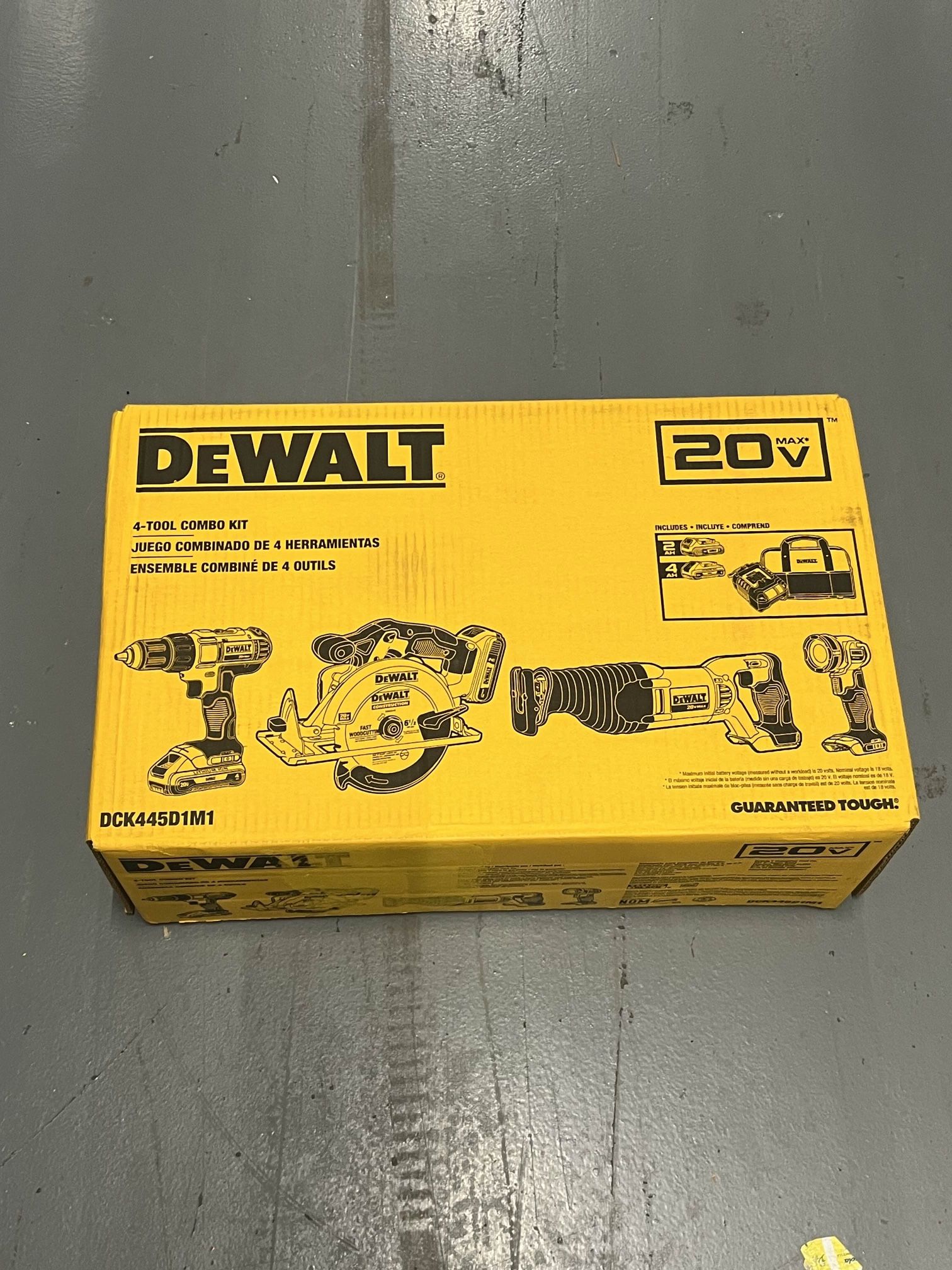 DEWALT 20V MAX Power Tool Combo Kit (NEW)