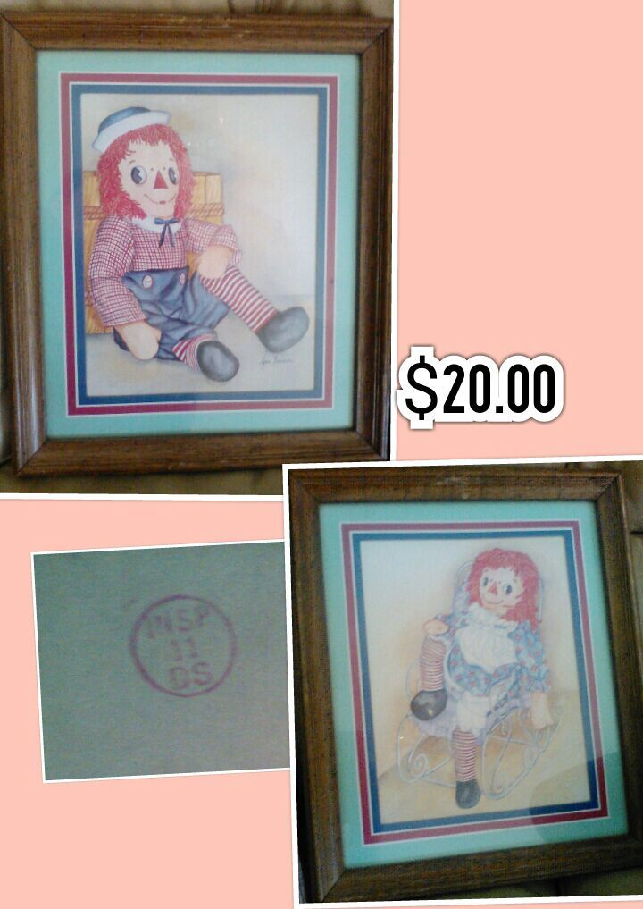 Raggedy Ann and Andy frames