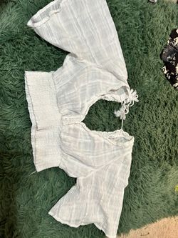 white summer shirt