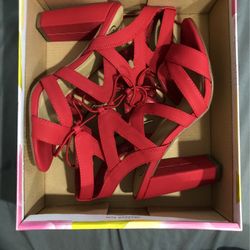 Red Heels, Size 6 