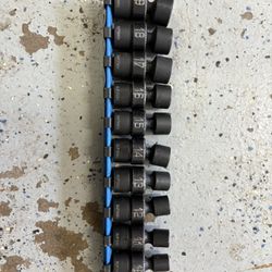 Matco 3/8 Metric 12 Point Impact Swivel Socket Set
