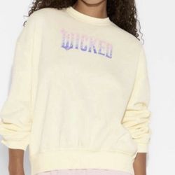 Women’s Extra Large Wicked For Good Target Butterfly Pearl Sweatshirt NWT