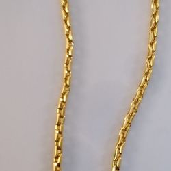 18k Solid Gold 22 Inches