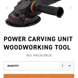 Brand New- Arbortech Power Carving Unit 