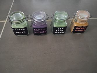 4 Handmade Scented Candles 4 Scents