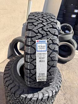 285/70R17 Bfgoodrich KO3 All Terrain 6 ply Load Range C new 4 tires 285/70/17 llantas
