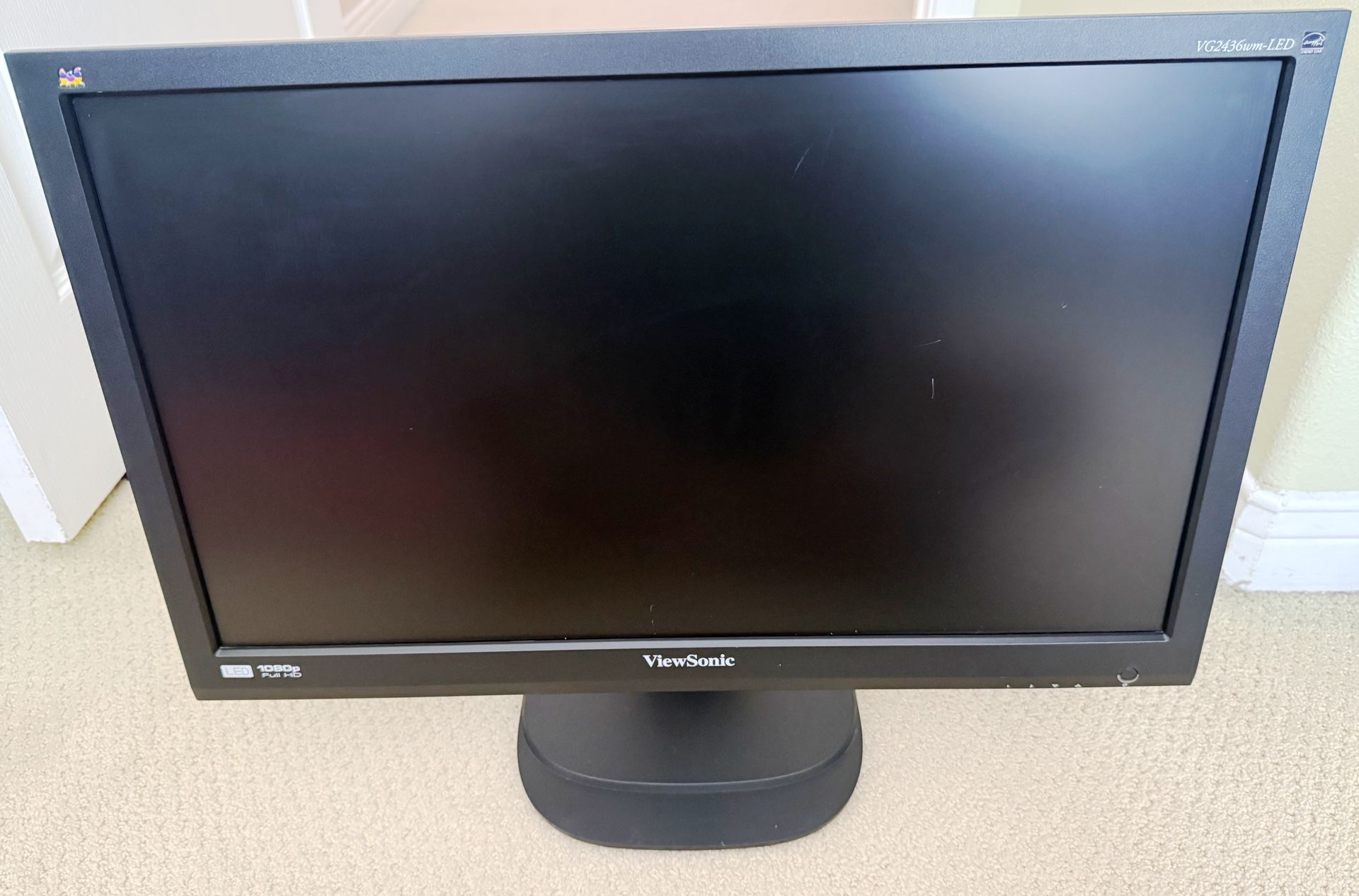 ViewSonic 24" LED Full 1080P Computer Monitor
